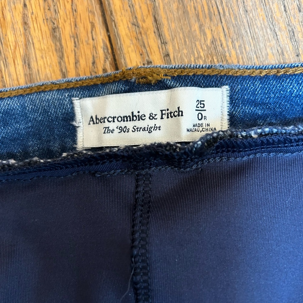 Abercrombie & Fitch Maternity 90s Straight Leg Jeans - Picture 2 of 3